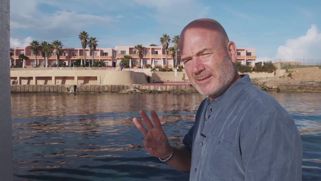 Hans Fahlén öhoppar mellan Comino och Gozo